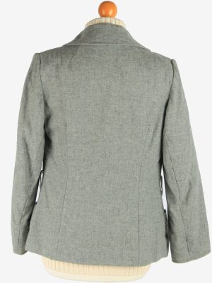 Women's Pendleton Wool Blazer Jacket Button Up Vintage Size S Grey C2952-162155