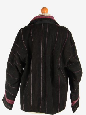 Women's Nepalies Wool Jacket Button Up Vintage Size L Multi C2955-162171