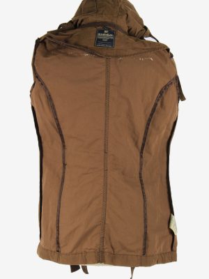 Women's Napapijri Coat Outdoor Hooded Vintage Size L Brown C2956-162178