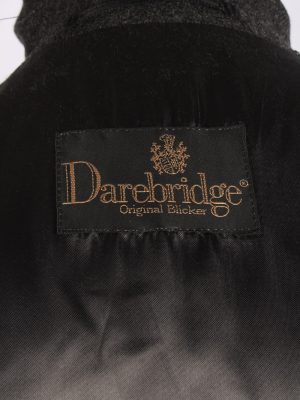 Men's Wool Coat Plain Button Up Vintage Size XL Dark Grey C3022-163276