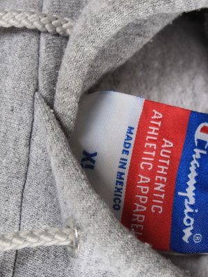 Champion Hoodies Sweatshirt Men's Vintage Size XL Grey -SW2767-163646