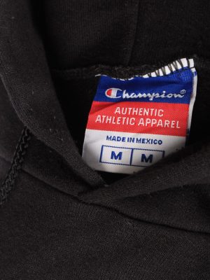 Champion Hoodies Sweatshirt Men's Vintage Size M Black -SW2771-163662