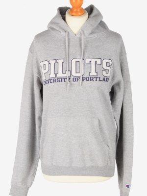 Champion Hoodies Sweatshirt Women's Vintage Size S Grey -SW2776-0