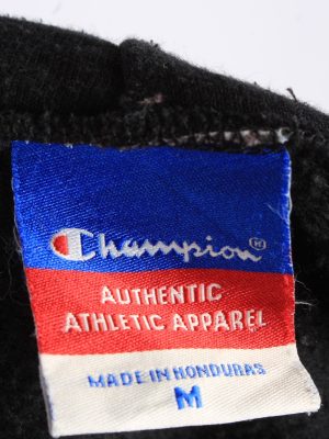 Champion Tracksuit Top Hoodies Women's Vintage Size M Black -SW2783-163706