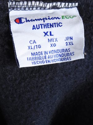 Champion Tracksuit Top Hoodies Women's Vintage Size XL Navy -SW2784-163710