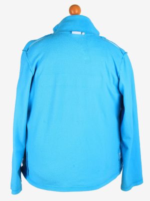 Fleece Jacket Top Full Zip Thermal Vintage Size M Light Blue -SW2735-160681