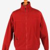 Fleece Jacket Top Full Zip Thermal Vintage Size L Red -SW2737-0
