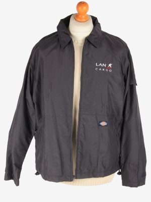 Dickies Mens Waterproof Jacket Workwear Outdoor Vintage Size M Dark Grey C3042-163392