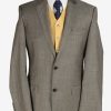 Hugo Boss Mens Wool Blazer Jacket Super 100 Vintage Size L Grey -HT3118-0