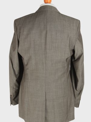 Hugo Boss Mens Wool Blazer Jacket Super 100 Vintage Size L Grey -HT3118-166704