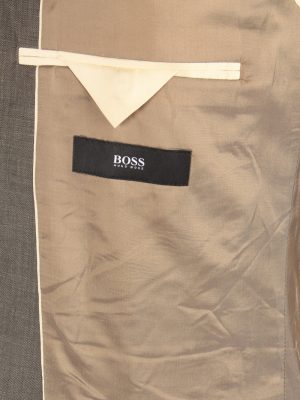 Hugo Boss Mens Wool Blazer Jacket Super 100 Vintage Size L Grey -HT3118-166705