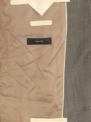 Hugo Boss Mens Wool Blazer Jacket Super 100 Vintage Size L Grey -HT3118-166706