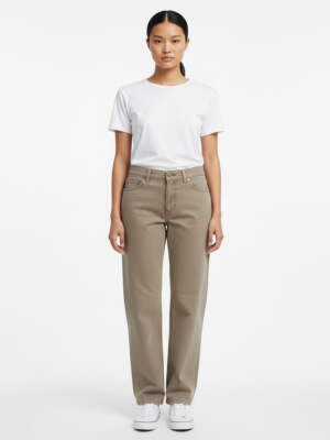 Mustang Denim Jeans Straight Leg Womens Lilac W31 L26