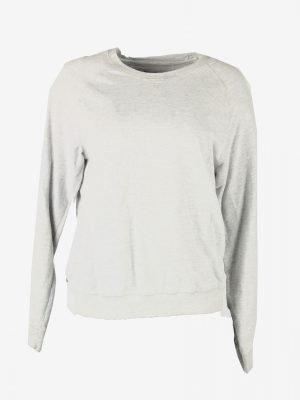 90s Sweatshirt Plain Vintage Pullover Sports Retro Grey Size XL