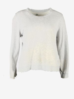 Vintage 90s Sweatshirt Plain Pullover Sports Retro Grey L