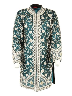 Mens Indian Traditional Embellished Sherwani Party Wedding Jacket Size M