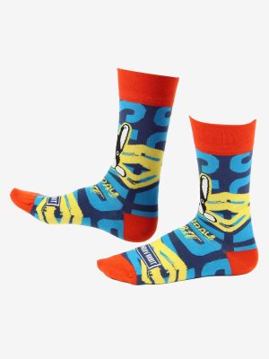 Sunday Habbit Printed Socks Premium Cotton Super-Stretch Funky W/M Unisex Socks