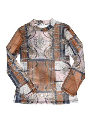 Vintage Versace style pattern Shirt Size Small