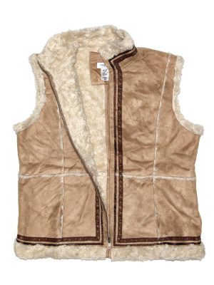 Vintage Afghan Style Woman Waistcoat Y2K 00s Size M