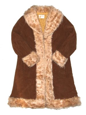 Vintage Afghan Style Woman Coat Y2K 00s Size L