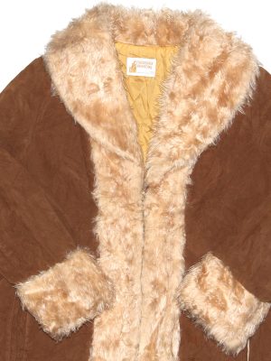 Vintage Afghan Style Woman Coat Y2K 00s Size L