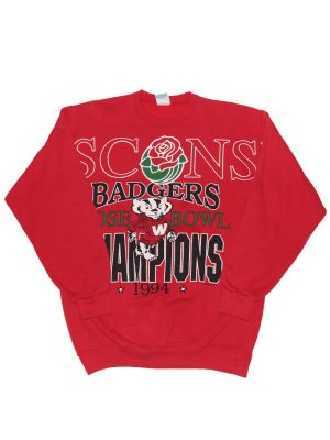 1994 Vintage USA Wisconsin Badgers College NFL Sweatshirt Size L