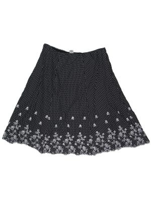 Vintage Kim Rogers Black Skirt Size Large