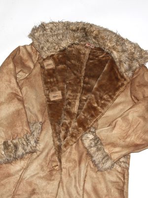 Vintage Afghan Style Woman Coat Y2K 00s Size XXL