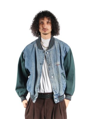 Vintage 90s Genus Caltech Bomber Varsity Jacket Size L