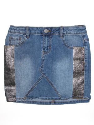 Vintage Y2K 00s Mini Denim Skirt Size W26 L13 34cm