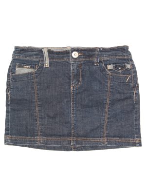 Vintage Y2K 00s Mini Denim Skirt Size W30 L13 34cm