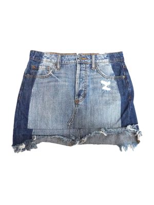 Vintage Y2K Hidden Denim Short Skirt Waist-28