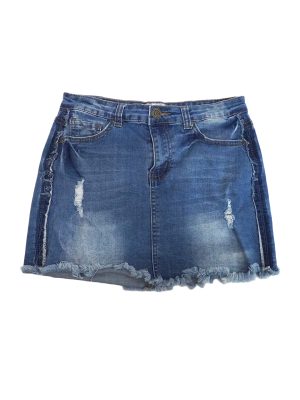Vintage Y2K Gogo Jeans Denim Short Skirt Waist-28