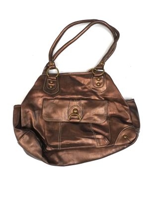 Vintage Brown Leather-like Hand Bag