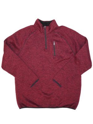 Vintage Lee Fleece Zip Red Men Size XXL