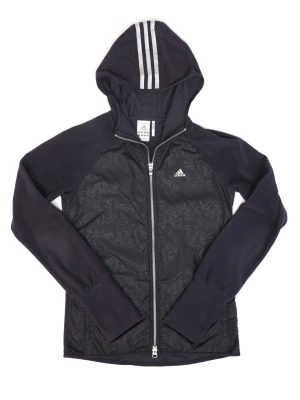 Vintage Adidas Tracksuit Zip Black Size S