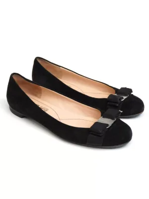 Vintage Black Salvatore Ferragamo Shoes Women's Size UK 6.5