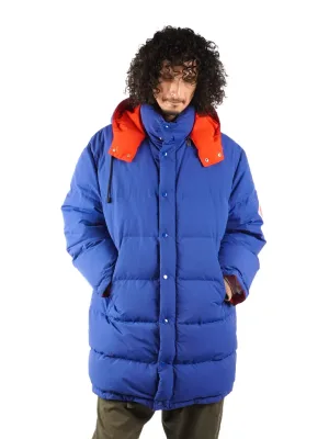 Vintage Gucci Quilted Down Jacket Blue / Red Size 50 2XL