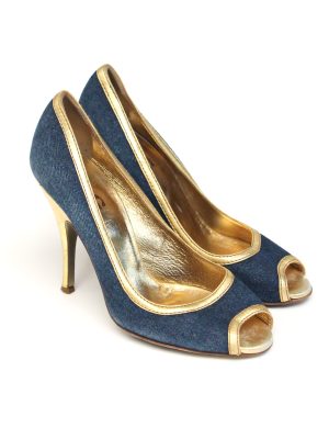 Dolce & Gabbana D&G Vintage Heels Y2K 00s Size UK 5