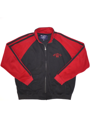 Vintage Sweatshirt Champion Bradley Black Red Hoodie Size XXL
