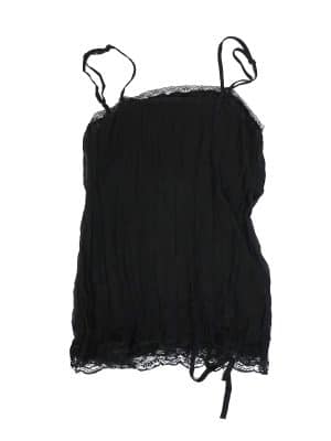 Vintage Y2K Black Tank Top Size Small