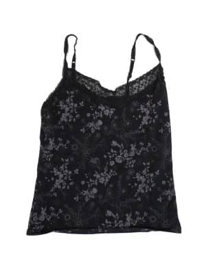 Vintage Y2K Hunkemoller Black Tank Top Size XL