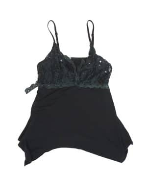 Vintage Y2K Black Tank Top Size Small