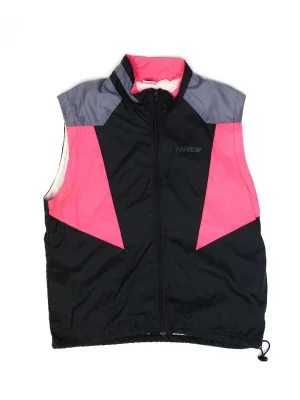 Vintage Nike Pink Black Sleeveless Tracksuit Top Size XL