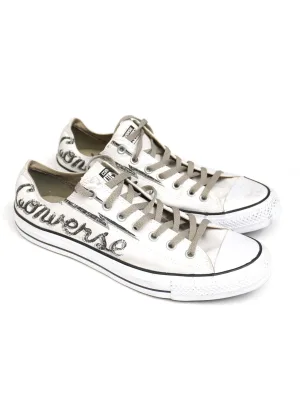 Vintage Converse White Shoes Women's Size UK 12