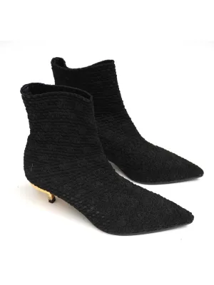 Vintage Uterque Black Heel Shoes Women's Size UK 8