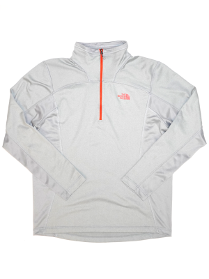Vintage Sweatshirt The North Face Grey Half Zip Men Size M