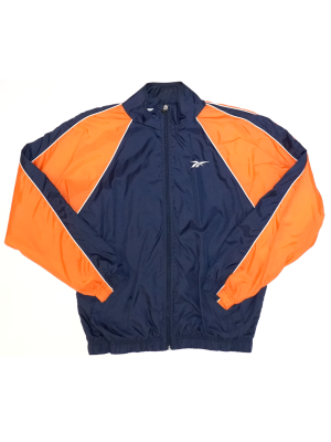 Vintage Sweatshirt Reebok Blue Full Zip Tracksuit Size M