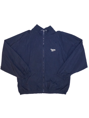 Vintage Sweatshirt Reebok Blue Full Zip Tracksuit Size XL