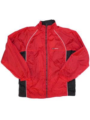 Vintage Sweatshirt Reebok Red Full Zip Tracksuit Size M